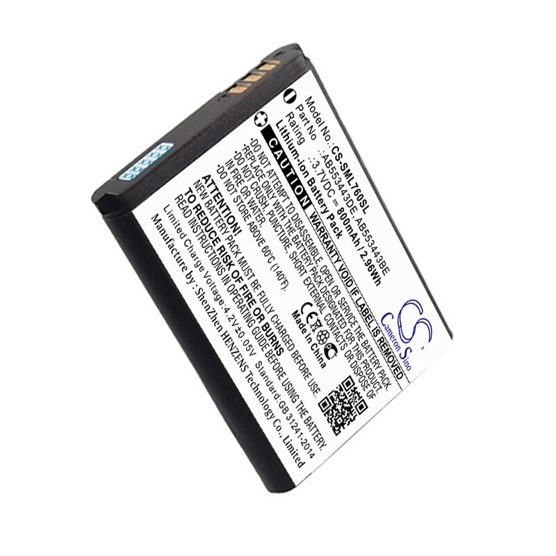 Batteri till SmartPhone, Mobil för Samsung SGH-L760, SGH-L768, SGH-Z620