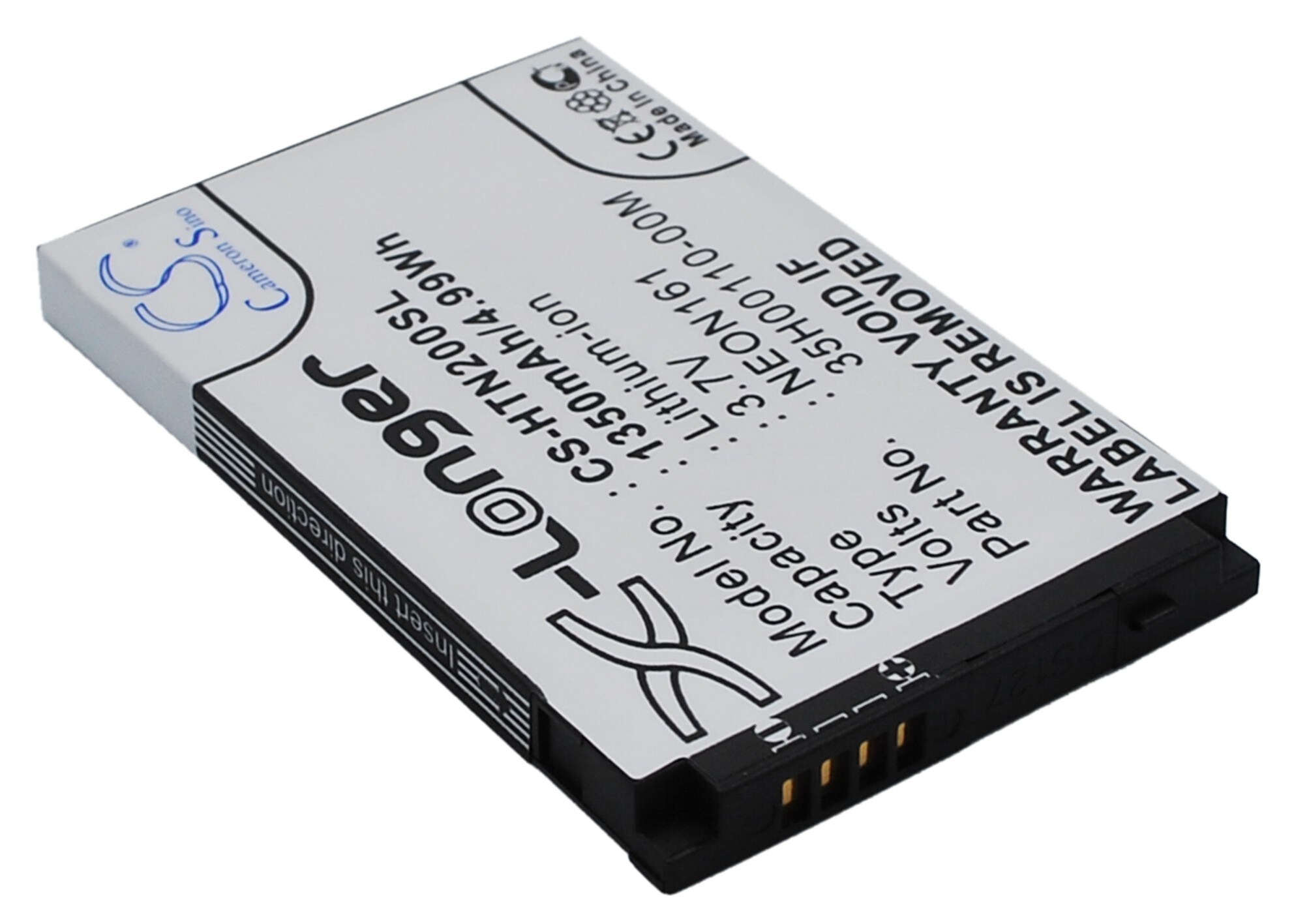 Batteri till SmartPhone, Mobil för HTC Touch Dual 850, Touch Dual P5310, Neon 200 m.fl.