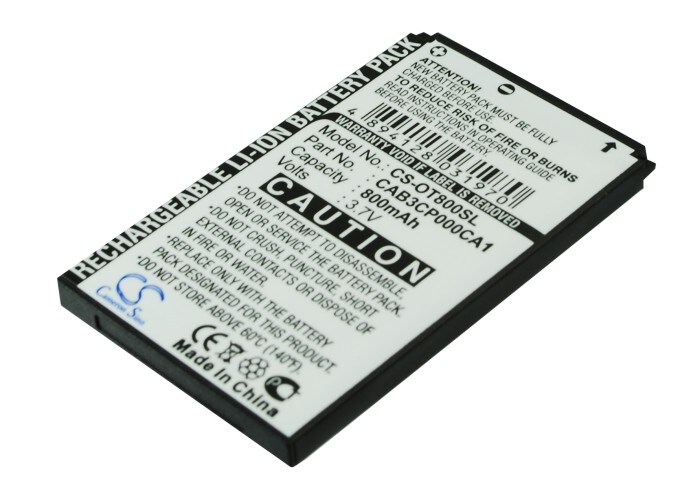 Batteri till SmartPhone, Mobil för Alcatel OT-800, OT-800A, Tribe m.fl.