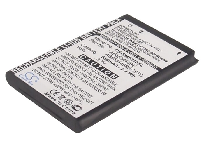 Batteri till SmartPhone, Mobil för Samsung SGH-F318, GT-B2100, GT-B2100 Solid Extreme m.fl.