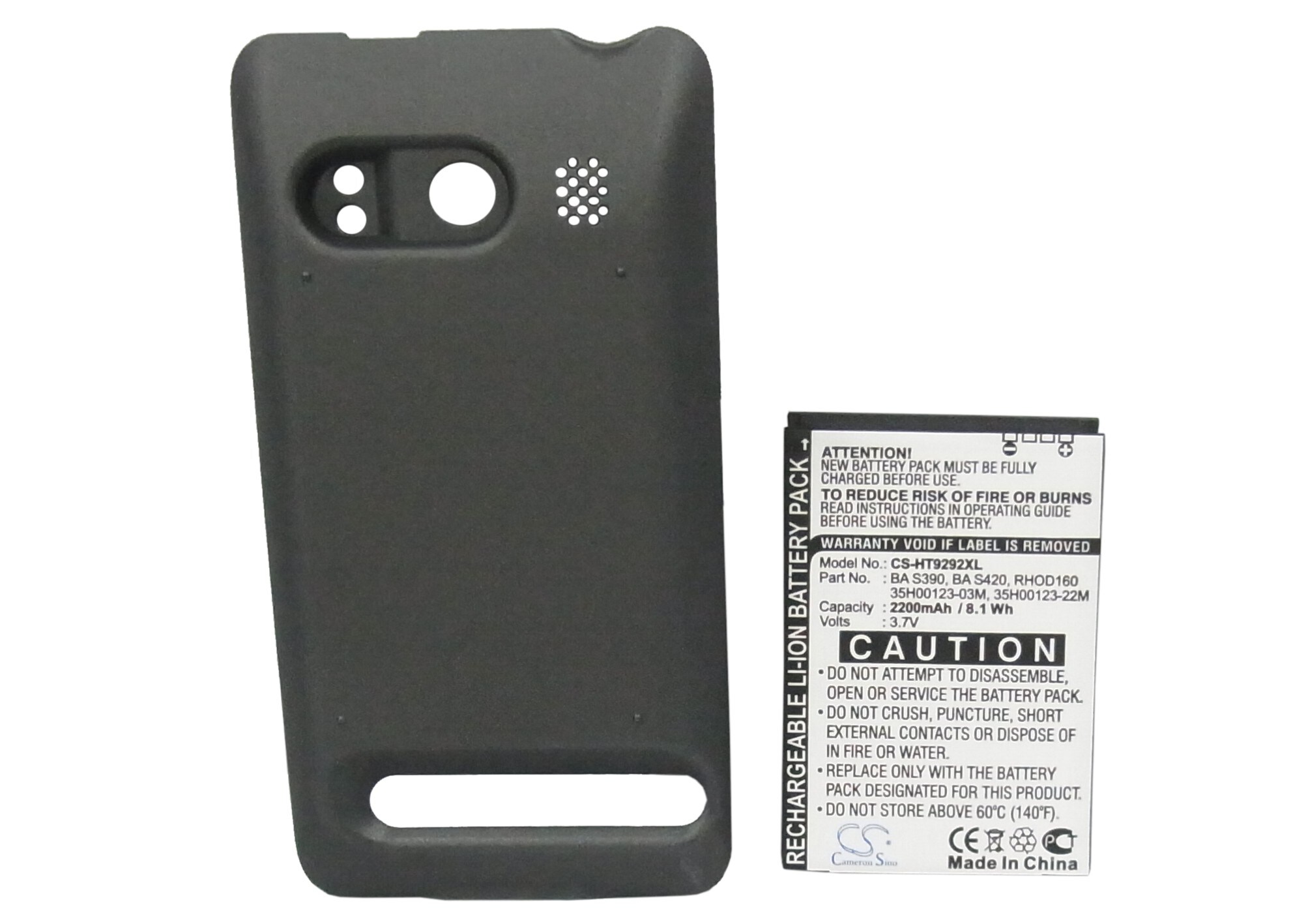 Batteri till SmartPhone, Mobil för HTC EVO 4G, A9292, Supersonic