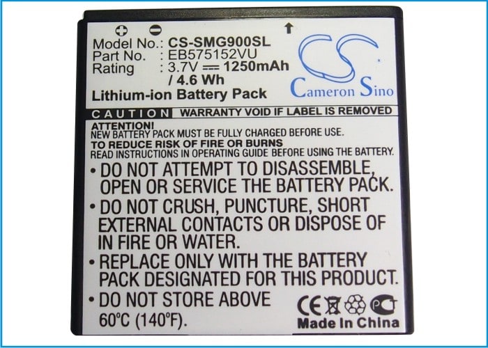 Batteri till SmartPhone, Mobil för T-Mobile Galaxy S 4G, Vibrant 4G, SGH-T959V m.fl.