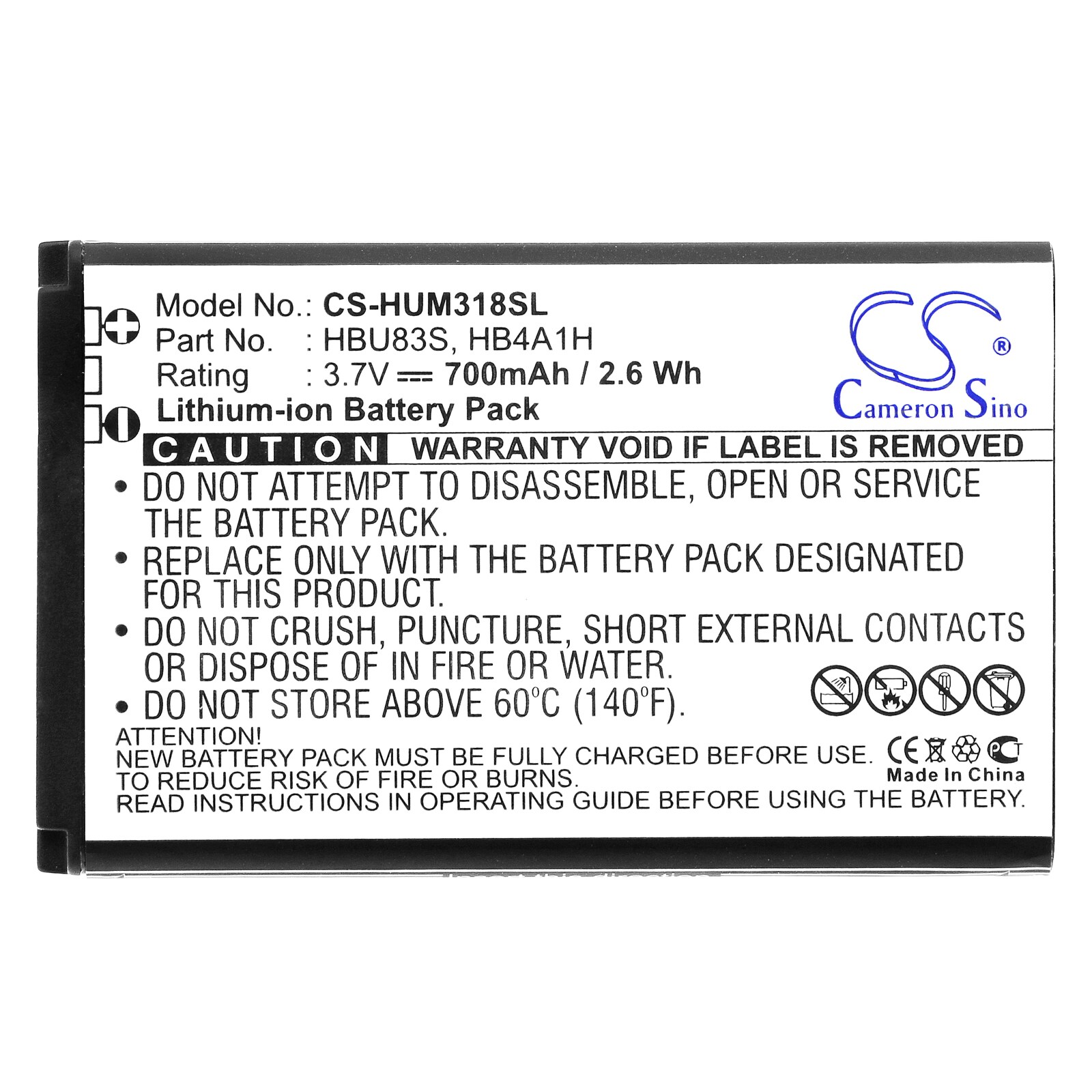 Batteri till SmartPhone, Mobil för Vodafone VF716, VF736, 715 m.fl.