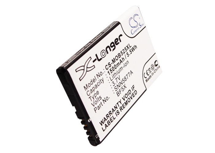 Batteri till SmartPhone, Mobil för Motorola MB525, MB520, Defy m.fl.