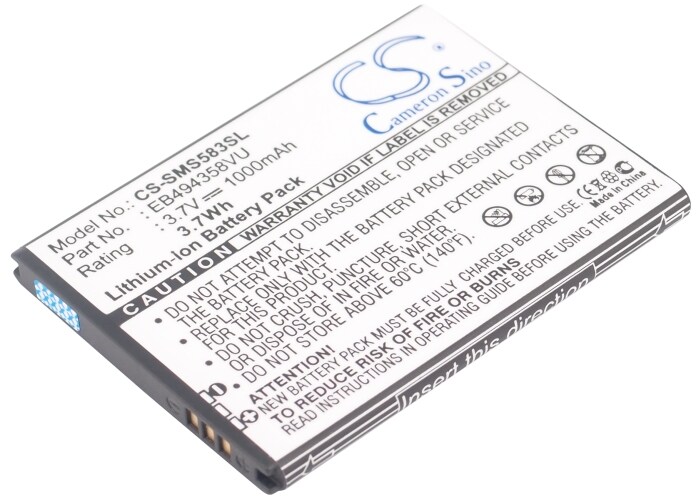 Batteri till SmartPhone, Mobil för Samsung GT-S5830, GT-S5830T, Cooper m.fl.