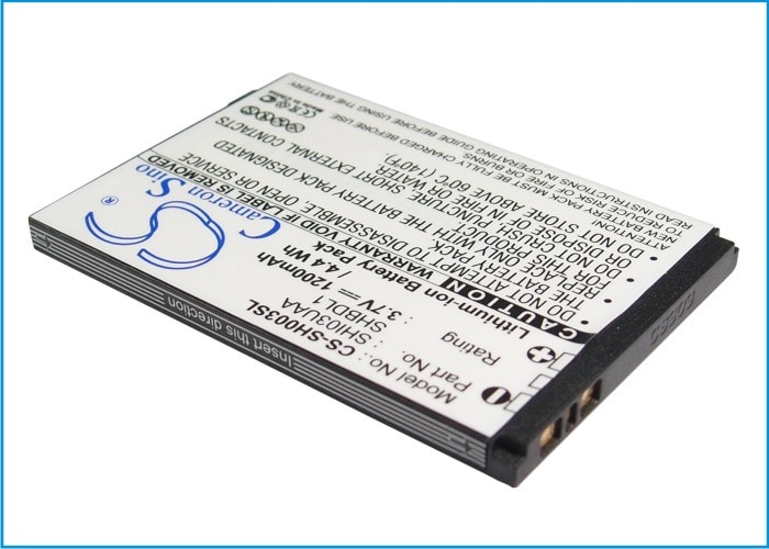 Batteri till SmartPhone, Mobil för Sharp Galapagos 003SH, 003SH, DM009SH m.fl.