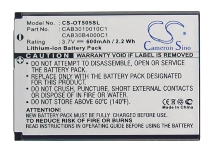 Batteri till SmartPhone, Mobil för Vodafone 455, VF455, 345 m.fl.