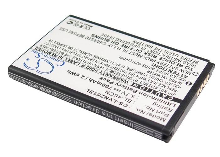 Batteri till SmartPhone, Mobil för LG Cosmos 2, VN251, A340 m.fl.