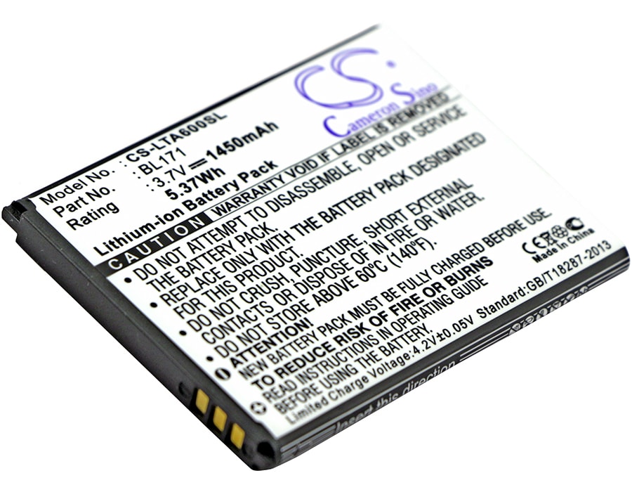 Batteri till SmartPhone, Mobil för Lenovo A60, A65, A500 m.fl.