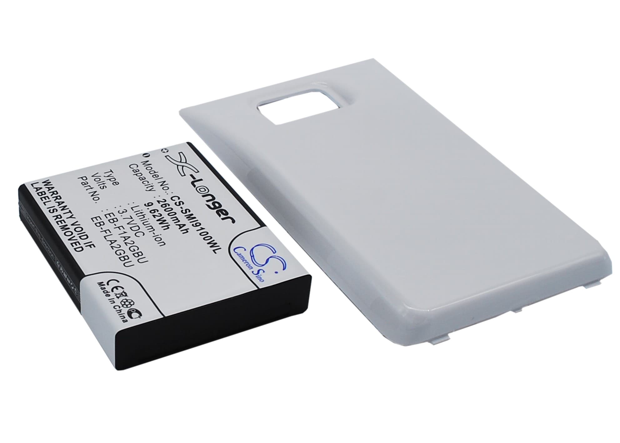 Batteri till SmartPhone, Mobil för Samsung Galaxy S II, Galaxy S2, GT-I9100