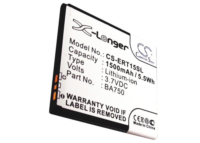 Batteri till SmartPhone, Mobil för Sony Ericsson Xperia Arc, LT15a, LT15i m.fl.