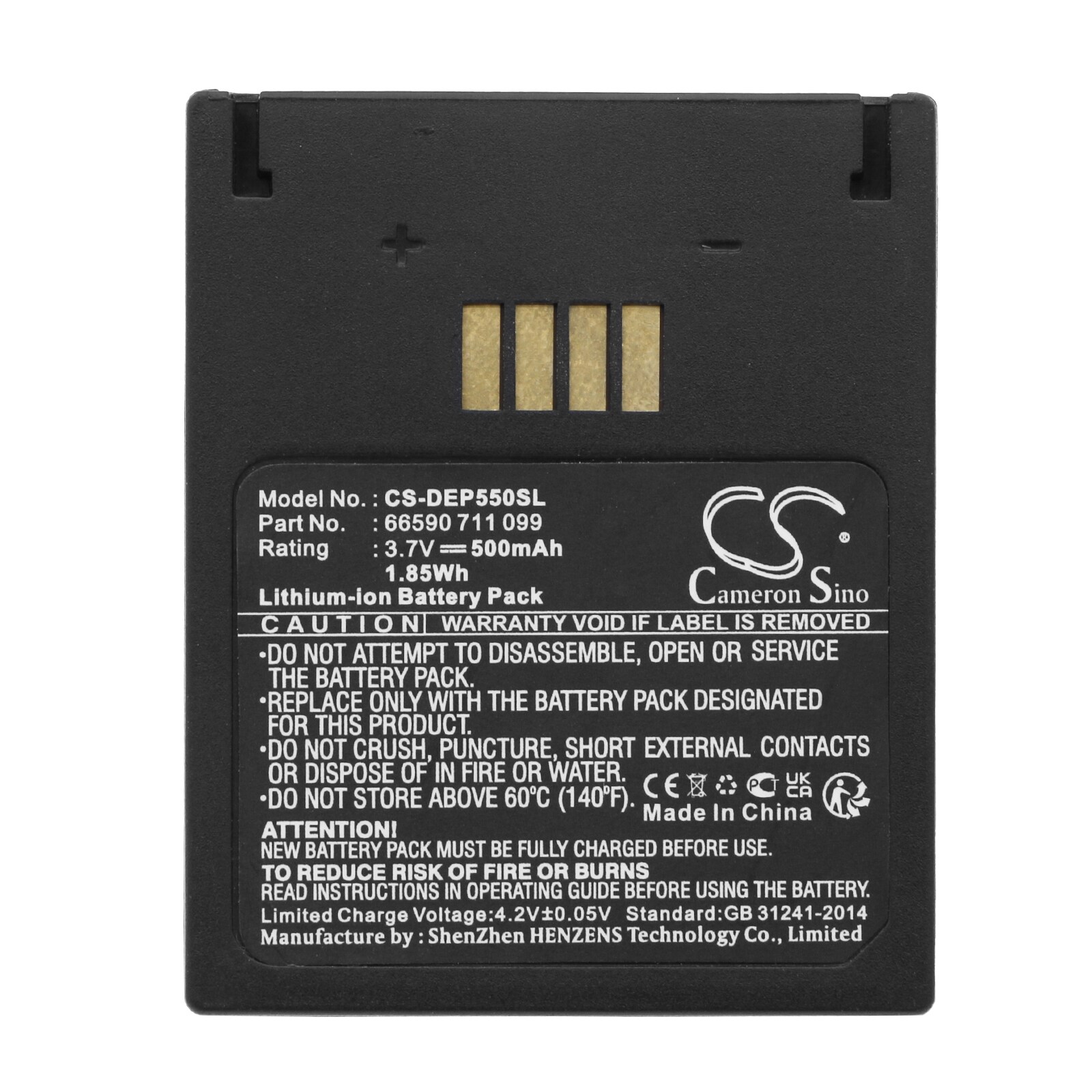 Batteri till SmartPhone, Mobil för Easypack Poliflex 550, EasyPack 550, EasyPack 610 m.fl.