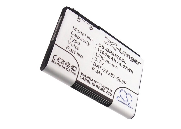 Batteri till SmartPhone, Mobil för Blackberry Pearl 3G, Pearl 2, Pearl 9100 m.fl.