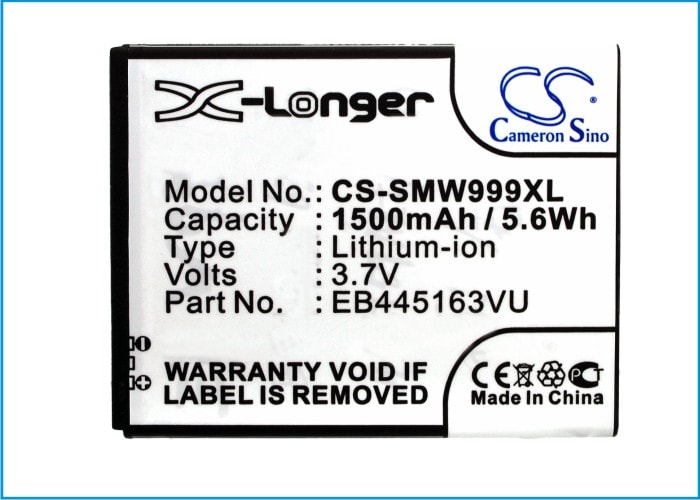 Batteri till SmartPhone, Mobil för Samsung SGH-W999, SCH-W999, GT-S7530 m.fl.