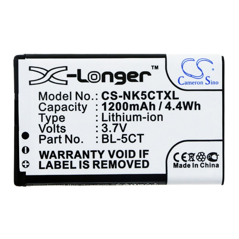 Batteri till SmartPhone, Mobil för Nokia 5220 XpressMusic, 6730, 6303 classic m.fl.