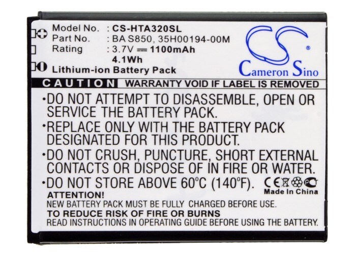 Batteri till SmartPhone, Mobil för HTC Desire C, Golf, A320E m.fl.