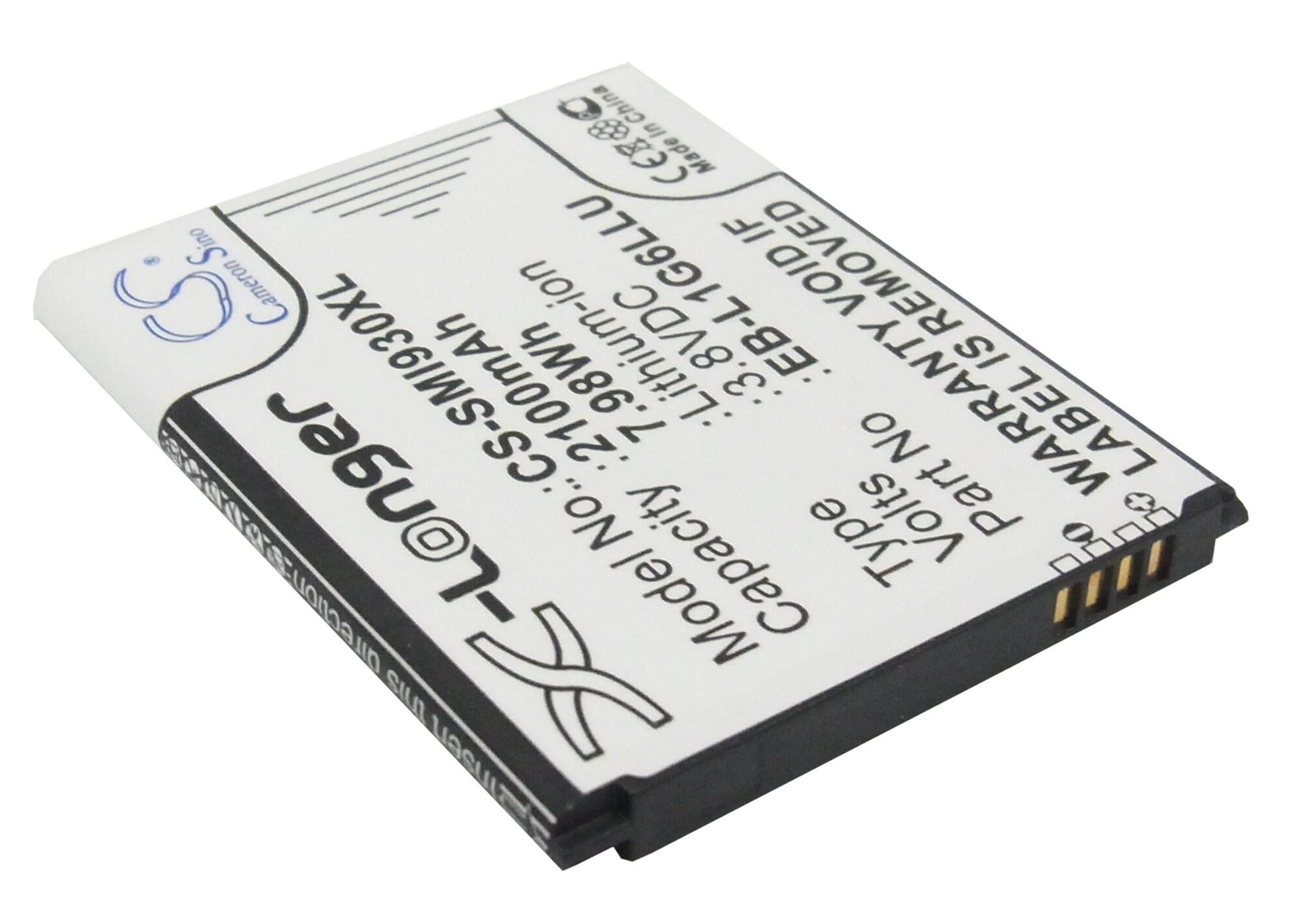 Batteri till SmartPhone, Mobil för T-Mobile Galaxy S 3, Galaxy S III, Galaxy S3 m.fl.
