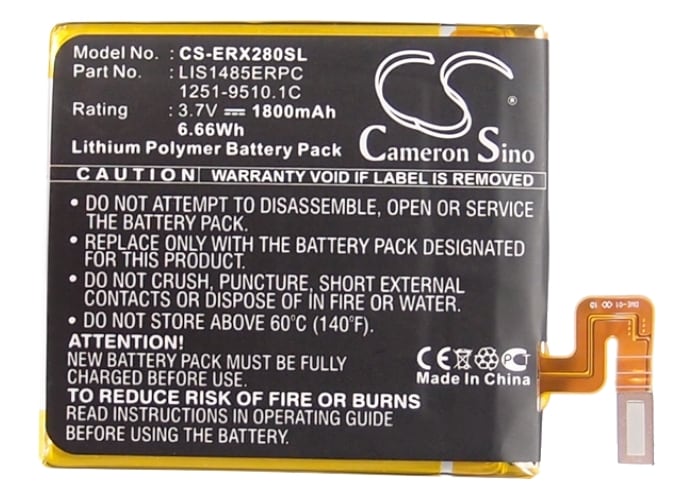Batteri till SmartPhone, Mobil för Sony Ericsson Xperia ion, LT28, LT28i m.fl.