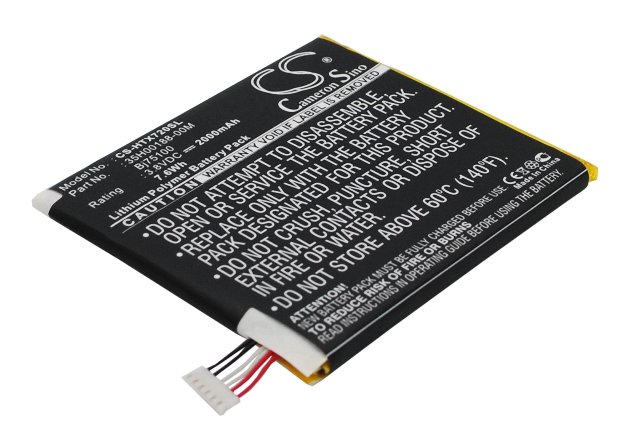 Batteri till SmartPhone, Mobil för HTC One XL, Edge, Evita m.fl.