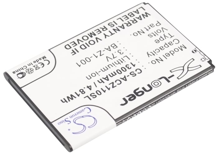 Batteri till SmartPhone, Mobil för Acer Liquid Z110 Dou, Z110, Liquid Z2 m.fl.
