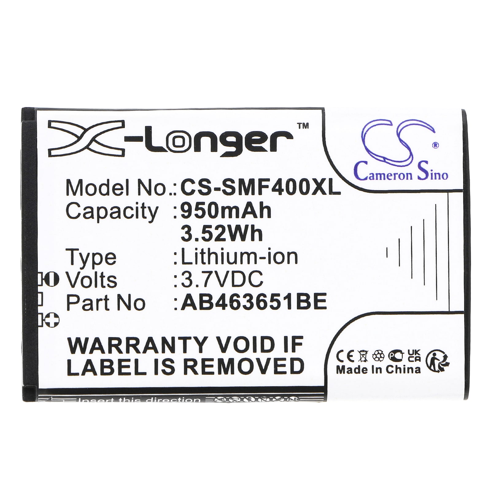 Batteri till SmartPhone, Mobil för Samsung SGH-F400, SGH-F408, GT-M7500 m.fl.