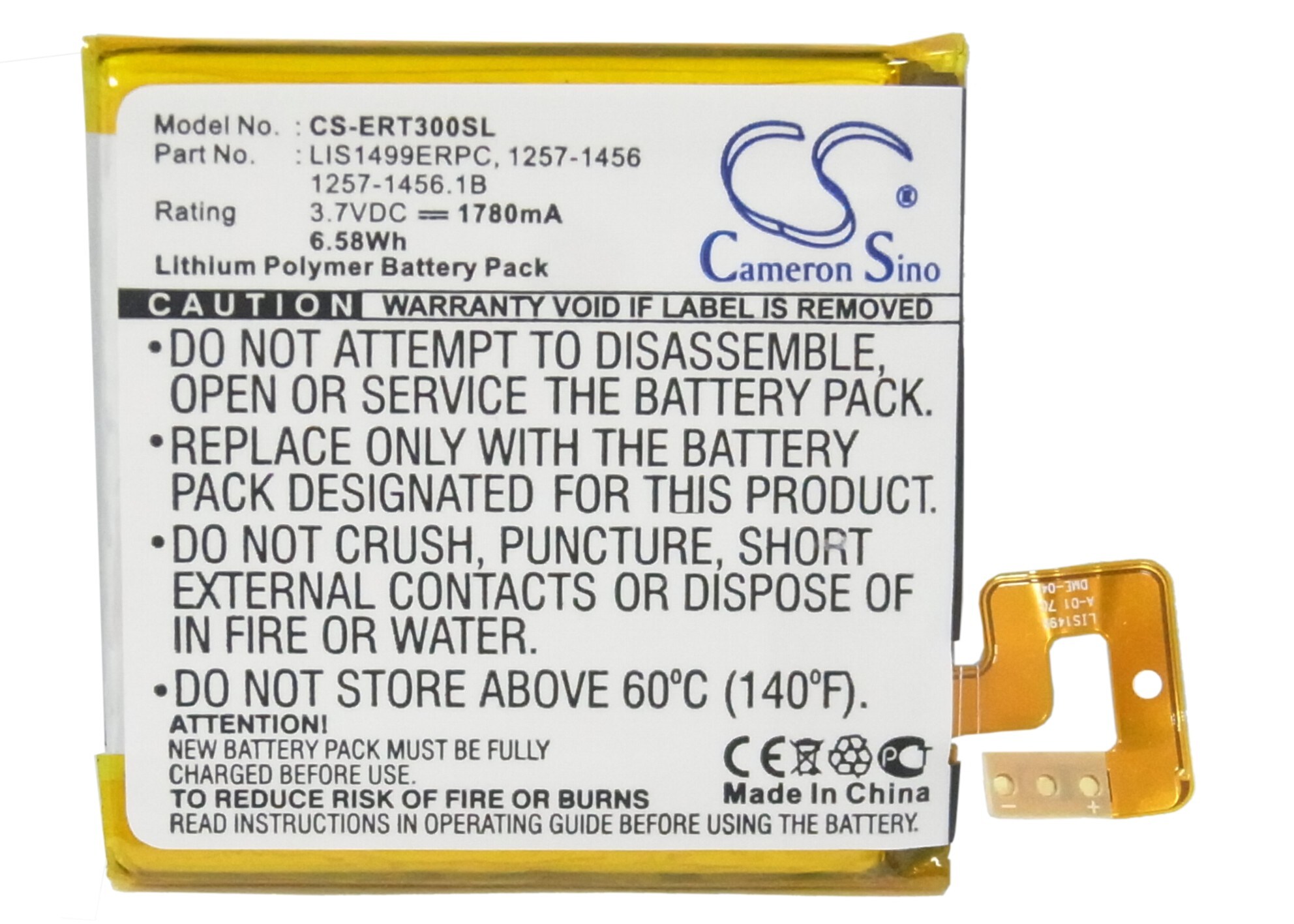 Batteri till SmartPhone, Mobil för Sony Ericsson Xperia T LT30p, Mint, Xperia TL m.fl.