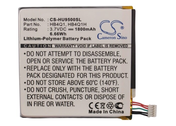 Batteri till SmartPhone, Mobil för Huawei U9500, U9500e, Ascend D1 XL m.fl.