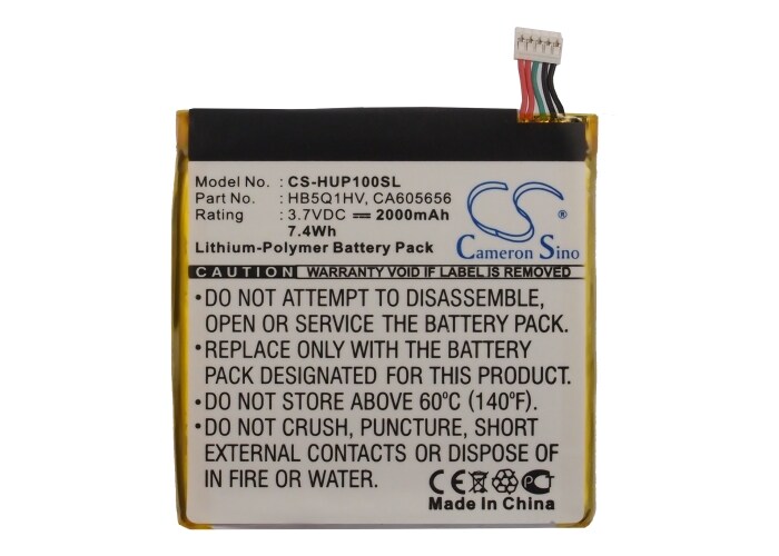 Batteri till SmartPhone, Mobil för Huawei Ascend P1 XL, U9200E, Ascend D1 Quad XL m.fl.