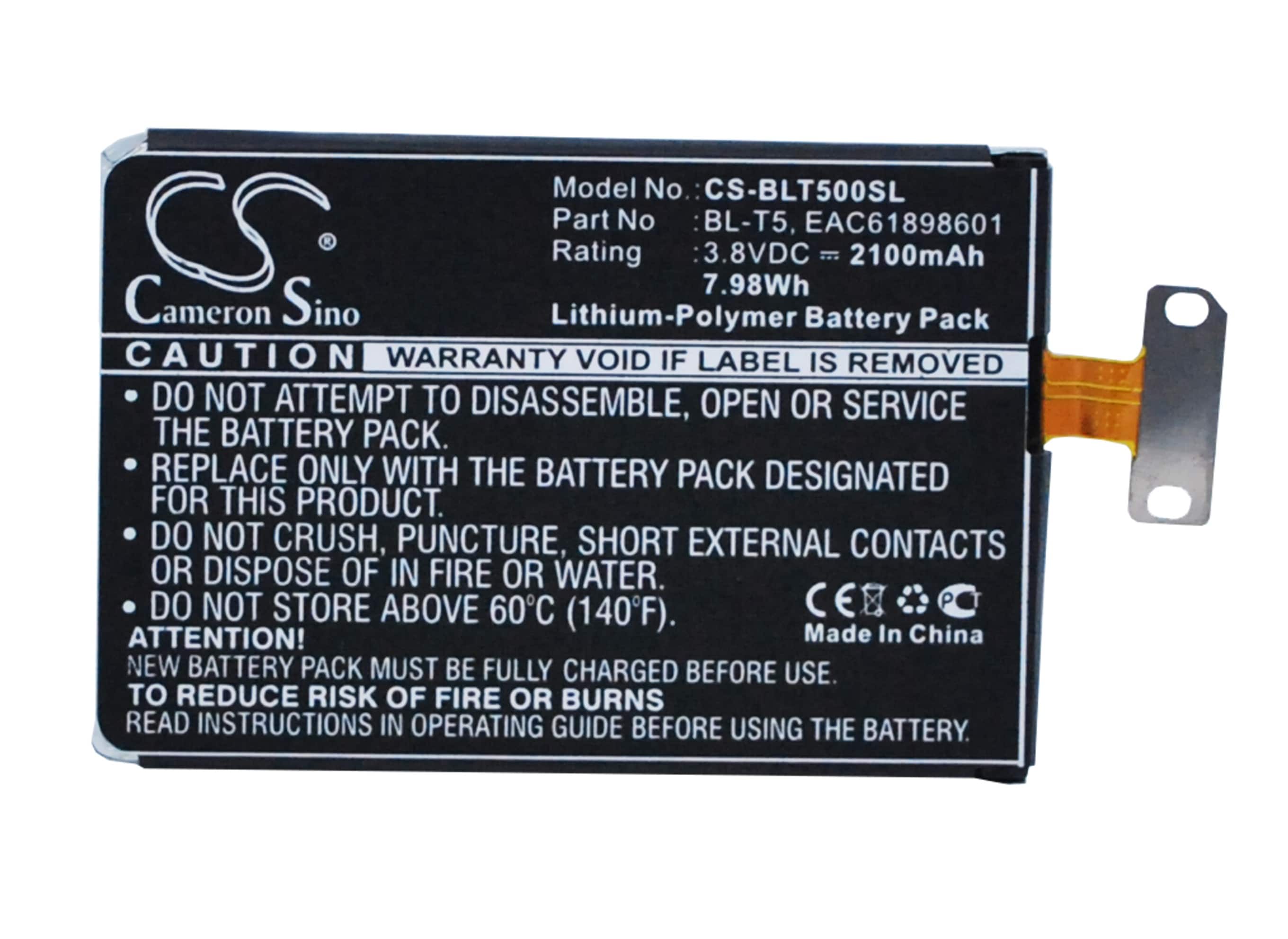 Batteri till SmartPhone, Mobil för LG Nexus 4, E960, Nexus 4 16GB m.fl.