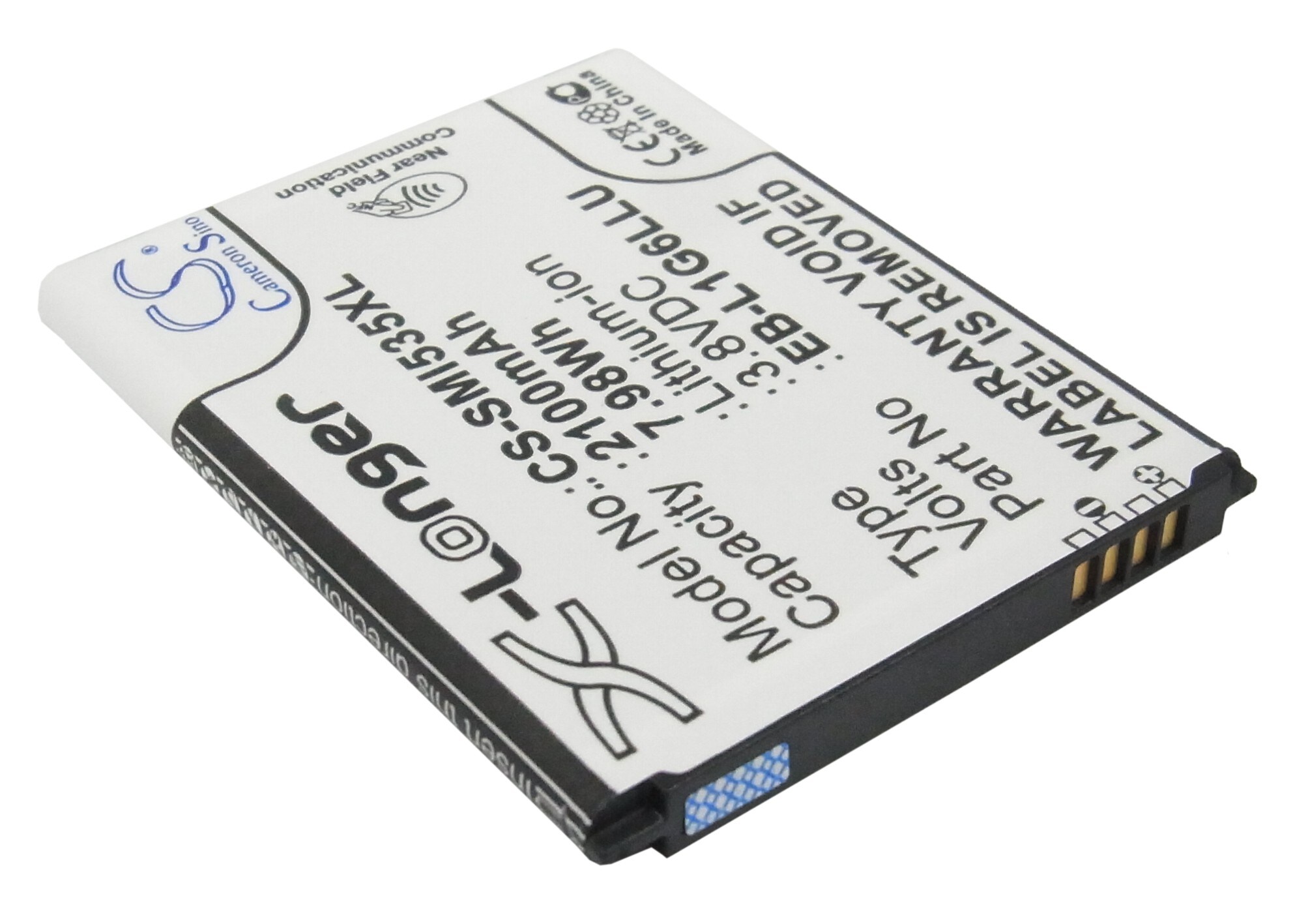 Batteri till SmartPhone, Mobil för T-MOBILE Galaxy S 3, Galaxy S III, Galaxy S3 m.fl.