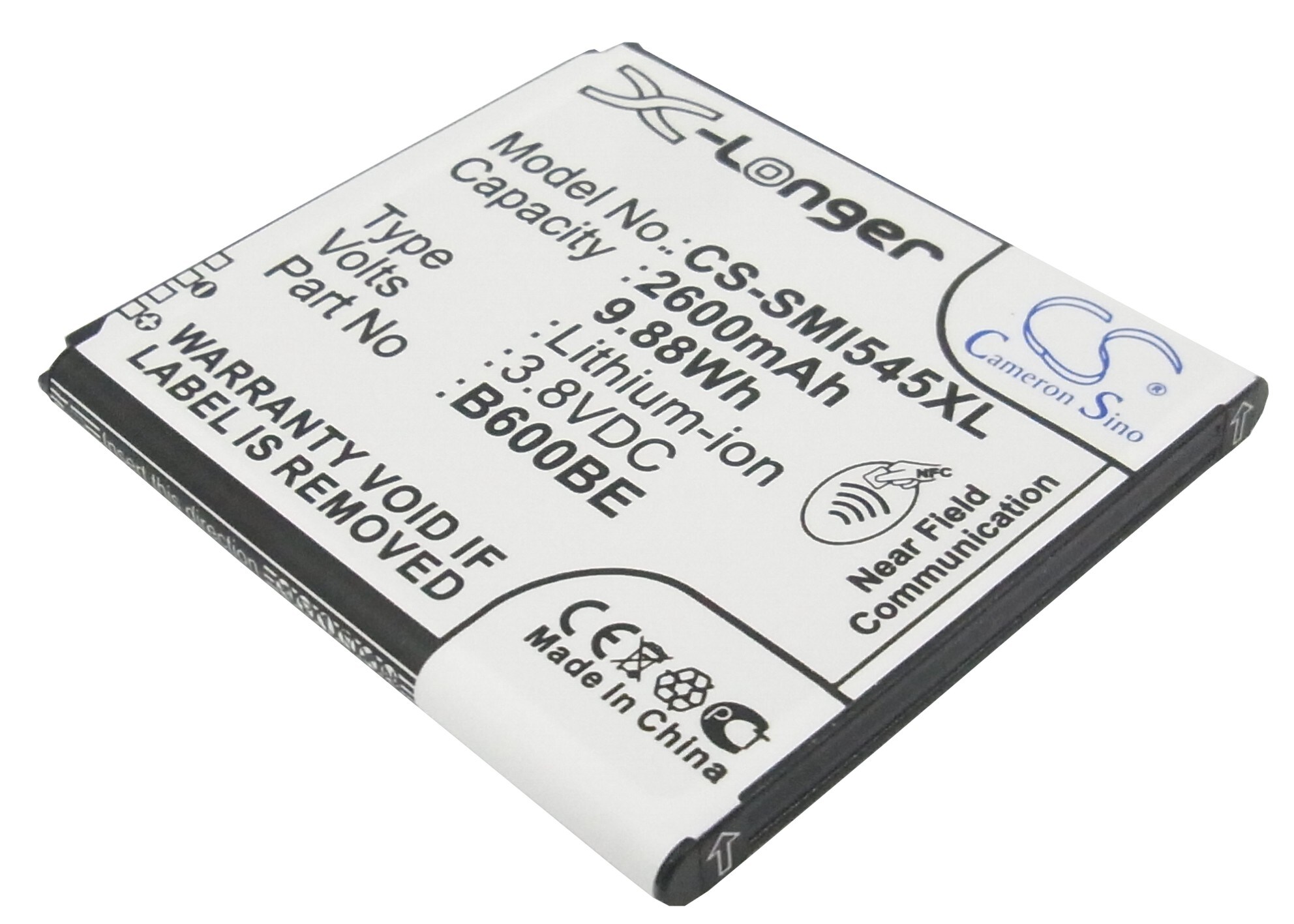 Batteri till SmartPhone, Mobil för Samsung Galaxy S4, Galaxy S4 LTE, GT-I9500 m.fl.