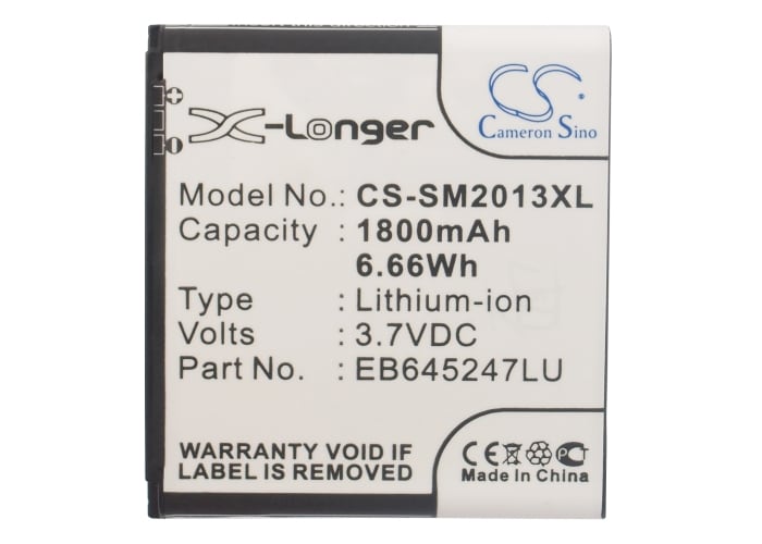 Batteri till SmartPhone, Mobil för Samsung SCH-W2013, GT-B9388