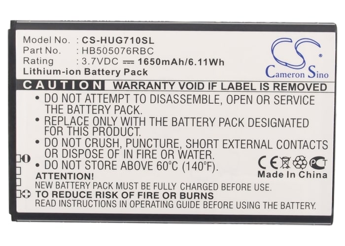 Batteri till SmartPhone, Mobil för Huawei A199, Ascend G710, G606 m.fl.