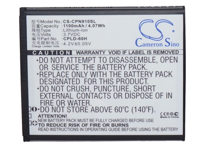 Batteri till SmartPhone, Mobil för Coolpad 9100, N916, 8150 m.fl.