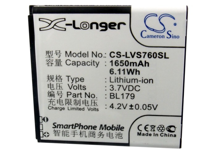Batteri till SmartPhone, Mobil för Lenovo A288t, A690, A698T m.fl.