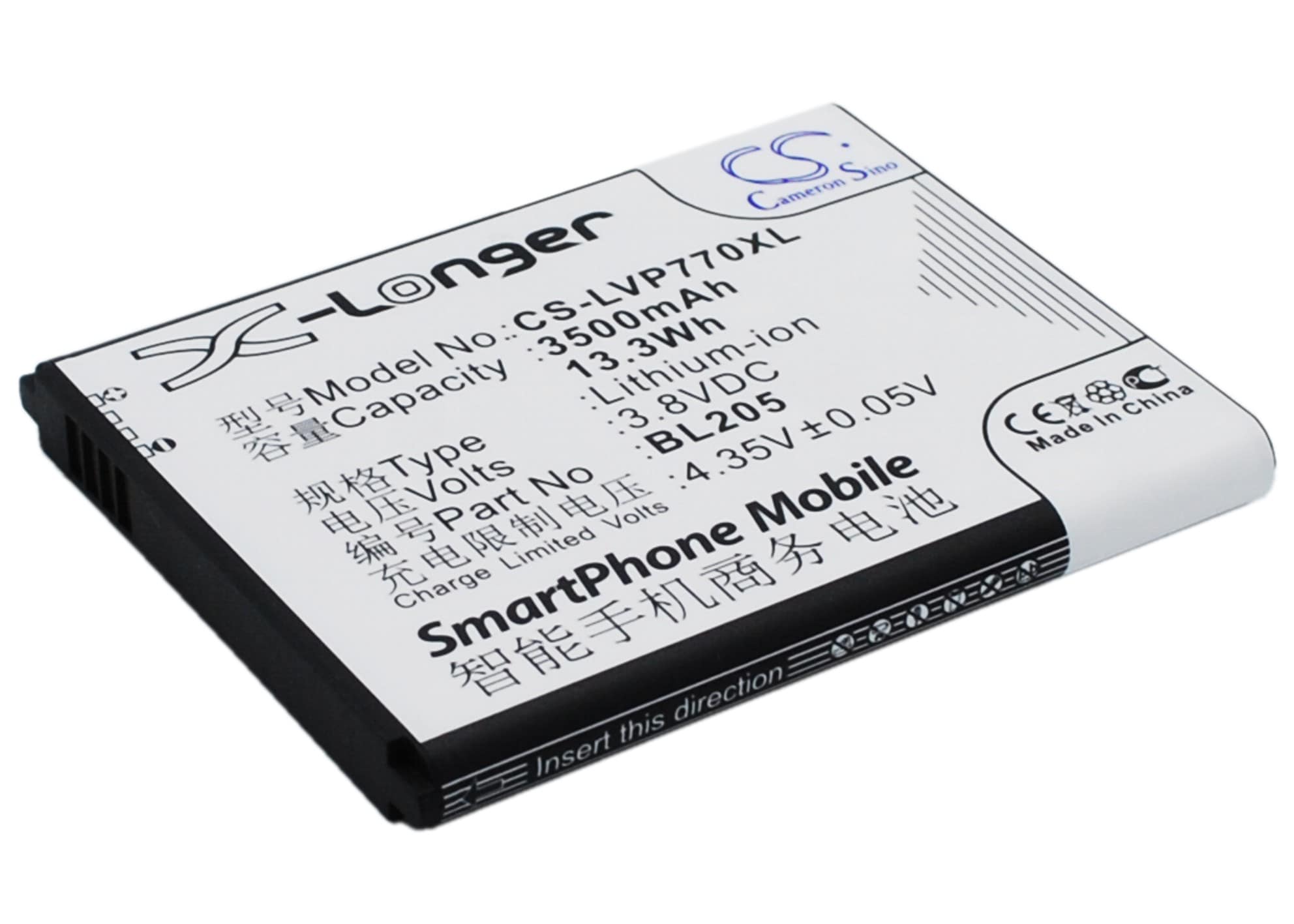 Batteri till SmartPhone, Mobil för Lenovo P770