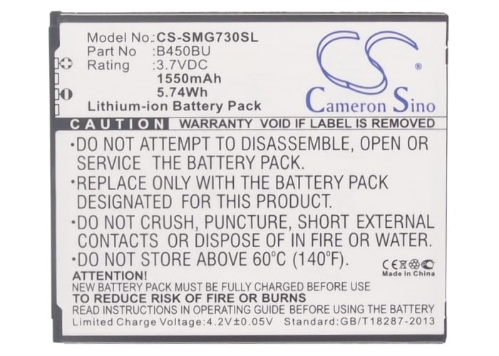 Batteri till SmartPhone, Mobil för Samsung GT-I1819, SM-G730, SM-G730A m.fl.