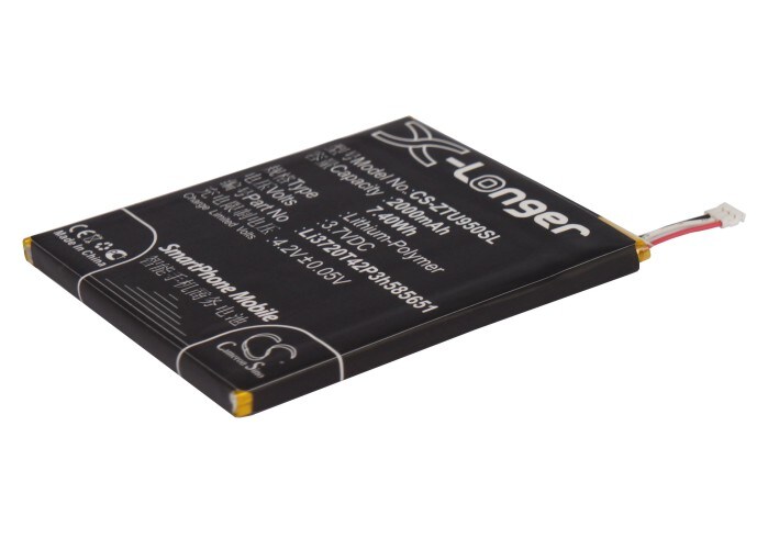 Batteri till SmartPhone, Mobil för ZTE U950, V955, U960S3 m.fl.
