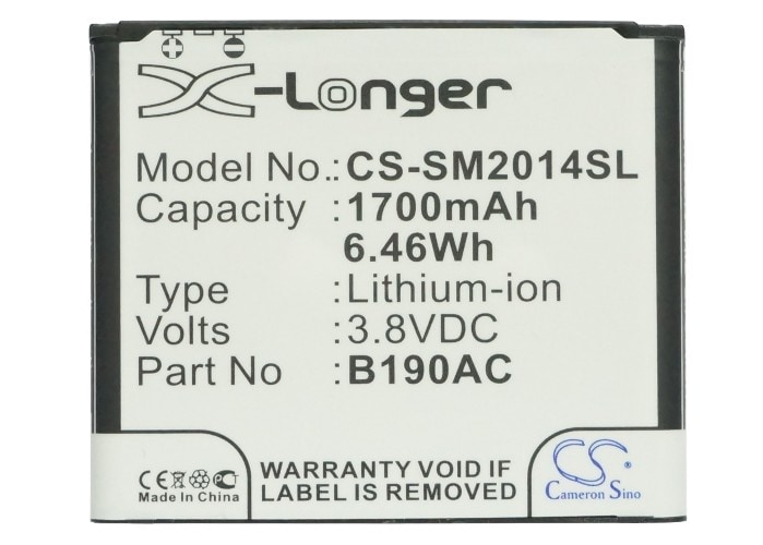 Batteri till SmartPhone, Mobil för Samsung SM-W2014, Uniscope U, SM-G9098 m.fl.