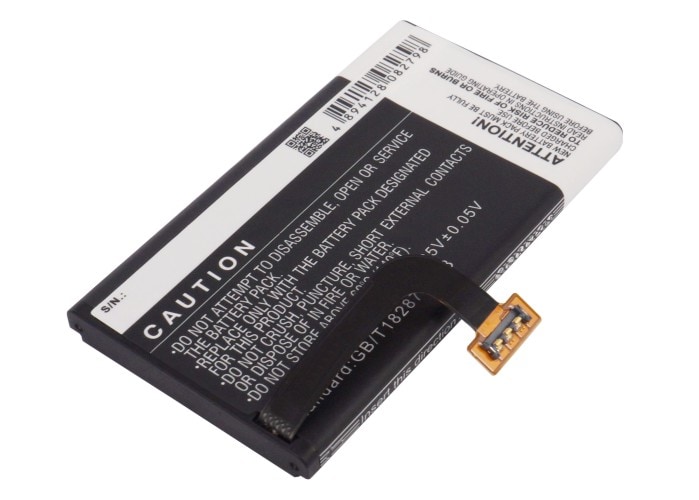 Batteri till SmartPhone, Mobil för Microsoft Lumia 1020, Lumia 909