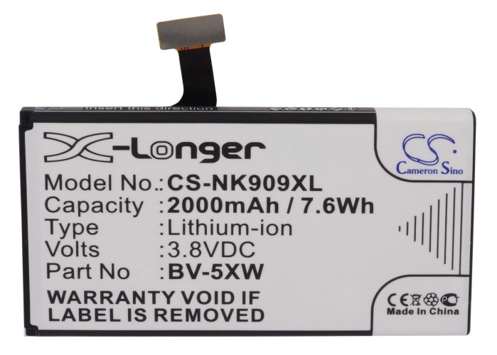 Batteri till SmartPhone, Mobil för Microsoft Lumia 1020, Lumia 909