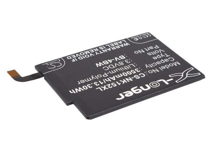 Batteri till SmartPhone, Mobil för Nokia Lumia 1520, Lumia 1520 3G, Lumia 1520.3 m.fl.