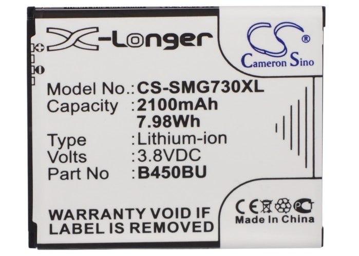 Batteri till SmartPhone, Mobil för Samsung GT-I1819, SM-G730, SM-G730A m.fl.