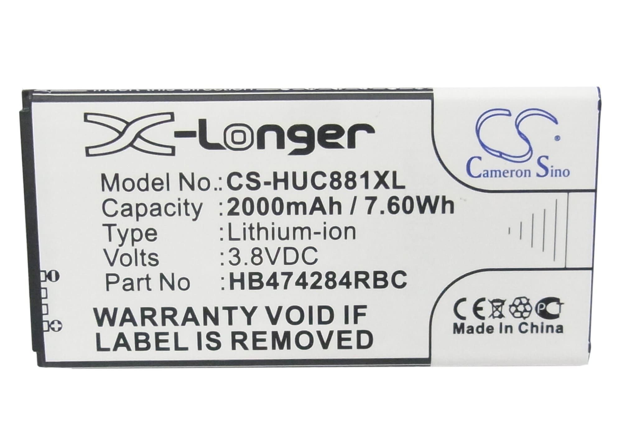 Batteri till SmartPhone, Mobil för Huawei C8816, C8816D, Ascend Y550 m.fl.