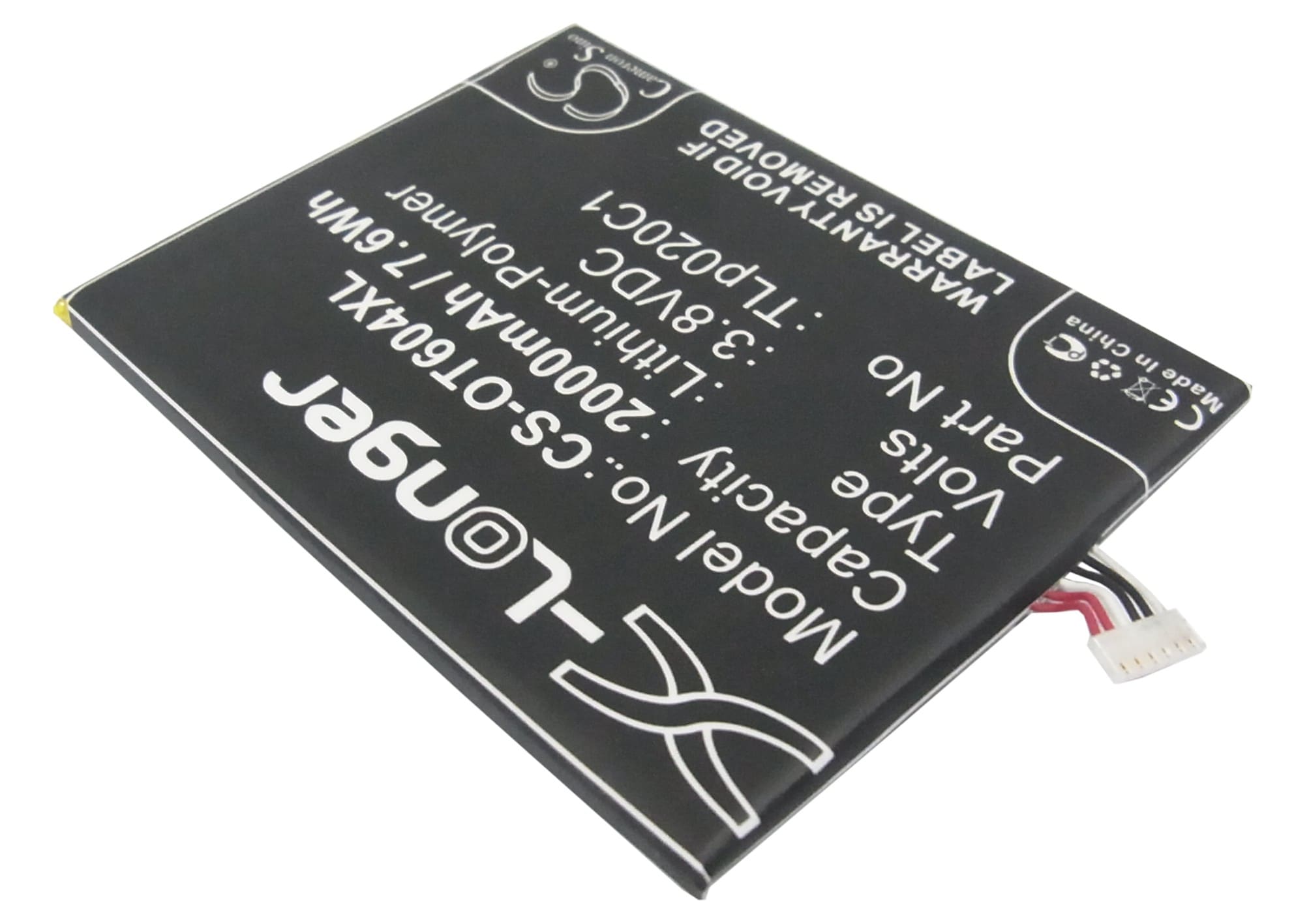 Batteri till SmartPhone, Mobil för Alcatel One Touch Idol X, OT-6040A m.fl.