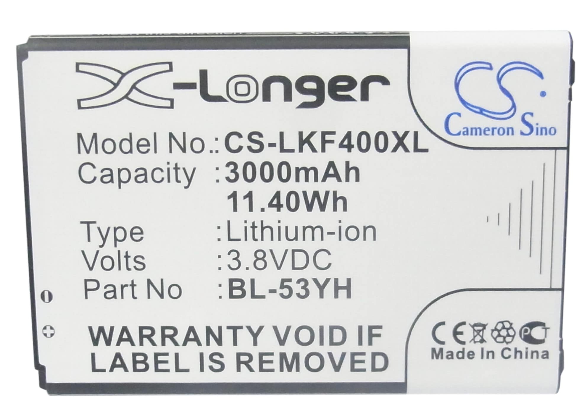 Batteri till SmartPhone, Mobil för LG G3, D855, D855 LTE m.fl.