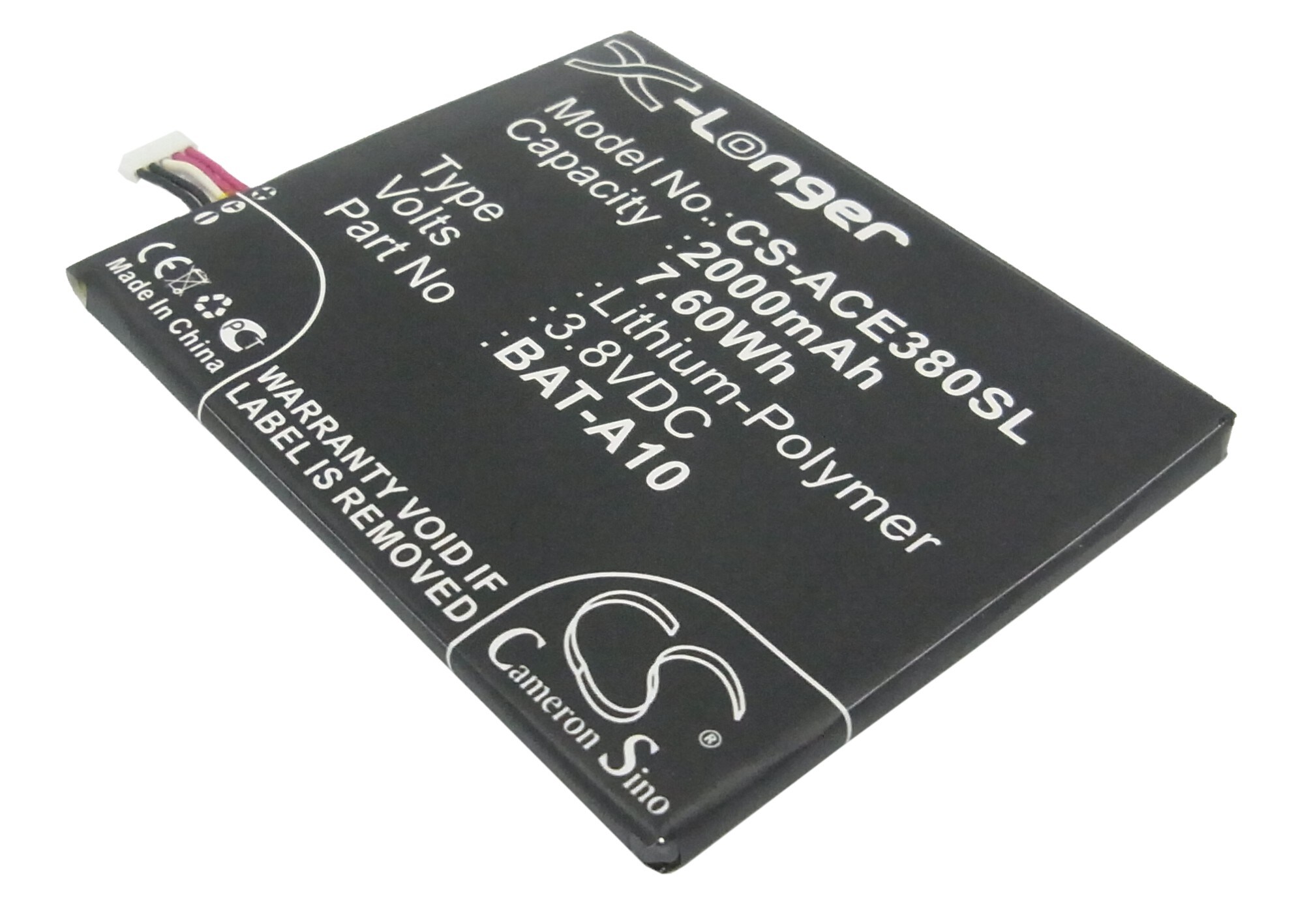 Batteri till SmartPhone, Mobil för Acer Liquid E3, E380, V380 m.fl.