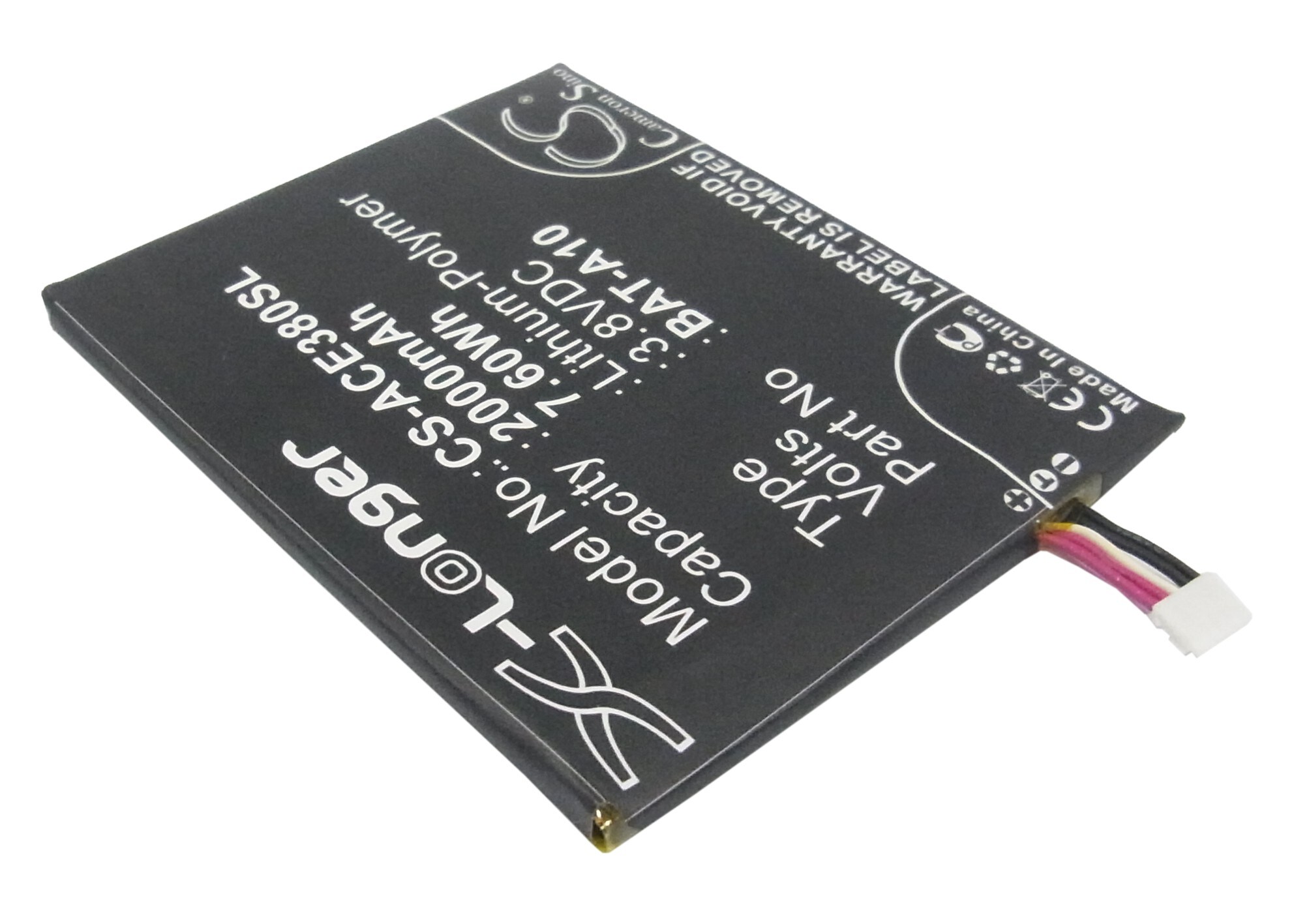 Batteri till SmartPhone, Mobil för Acer Liquid E3, E380, V380 m.fl.