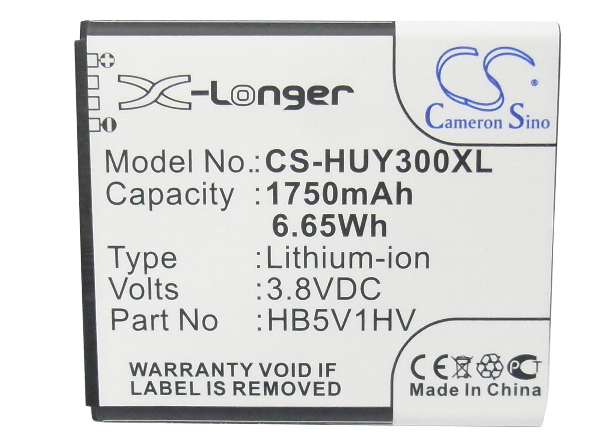 Batteri till SmartPhone, Mobil för Huawei Y300, Y300C, U8833 m.fl.