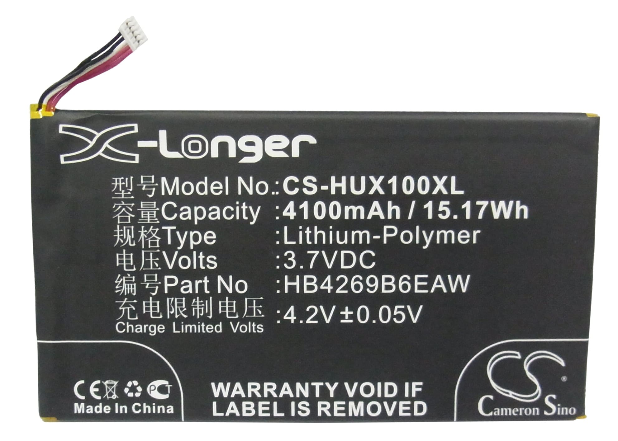 Batteri till SmartPhone, Mobil för Huawei Honor X1 7D-504L, Honor X1 4G 7D-504L